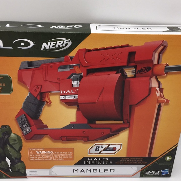 Nerf Halo Mangler Dart Blaster 6 Dart Drum - Picture 4 of 12